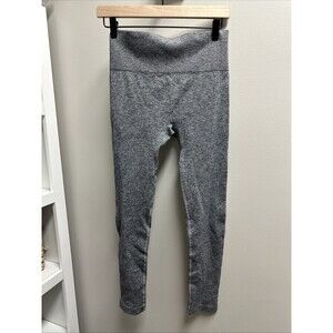Womens Gray Colsie‎ Seamless Ribbed Leggings Size L Baselayer Ski Outdoor Layer